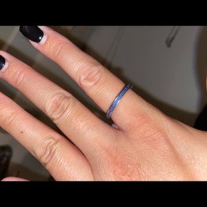 Blue Hearts pandora ring